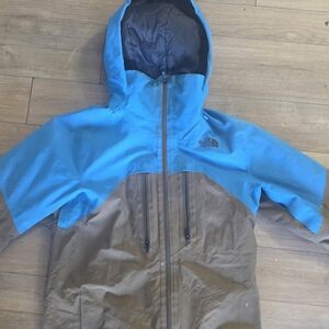 The North Face Blue and Brown Jacket
